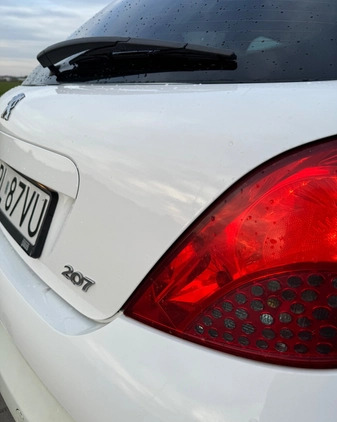 Peugeot 207 cena 10600 przebieg: 155835, rok produkcji 2008 z Polkowice małe 466